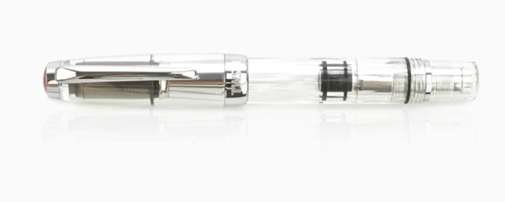 TWSBI Diamond AL Mini Fountain Pen - Silver, 1.1mm Stub Nib