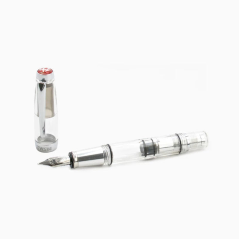 TWSBI Diamond AL Mini Fountain Pen - Silver, Broad Nib