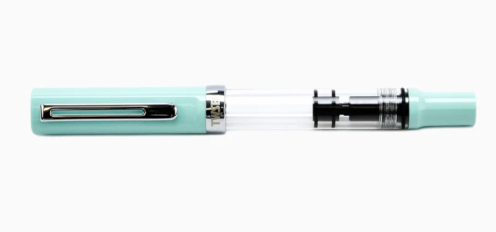 TWSBI Eco T Fountain Pen - Limited Edition Mint Blue, Stub 1.1mm Nib