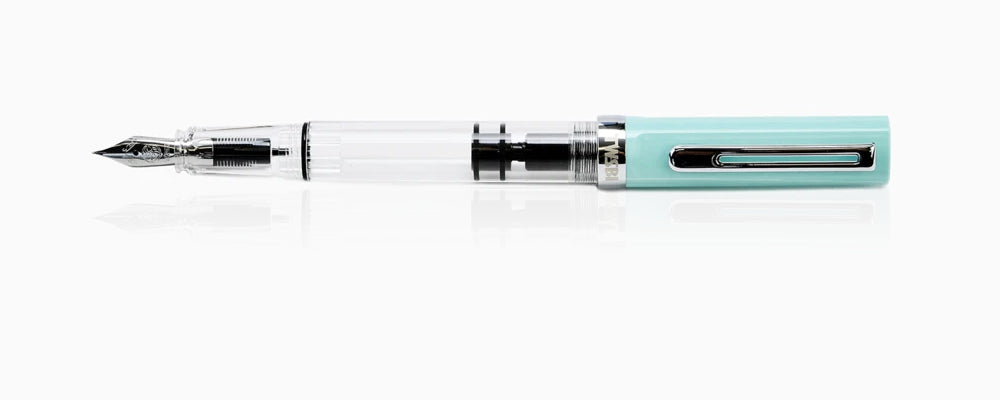 TWSBI Eco T Fountain Pen - Limited Edition Mint Blue, Broad Nib