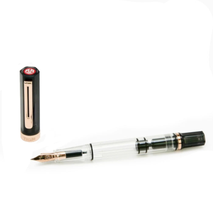 TWSBI Eco Fountain Pen - Smoke with Rose Gold - Broad Nib