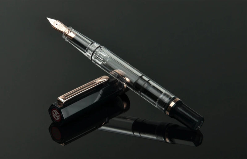 TWSBI Eco Fountain Pen - Smoke with Rose Gold - Fine Nib