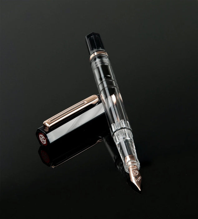 TWSBI Eco Fountain Pen - Smoke with Rose Gold - Broad Nib