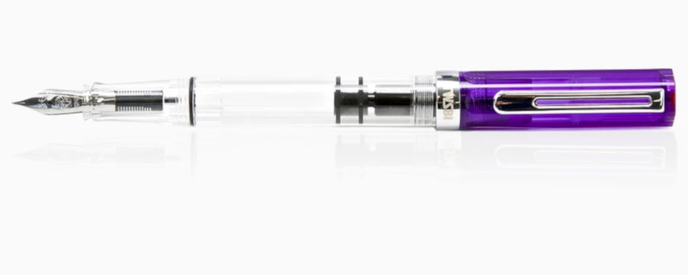 TWSBI Eco Fountain Pen - Transparent Purple, Medium Nib