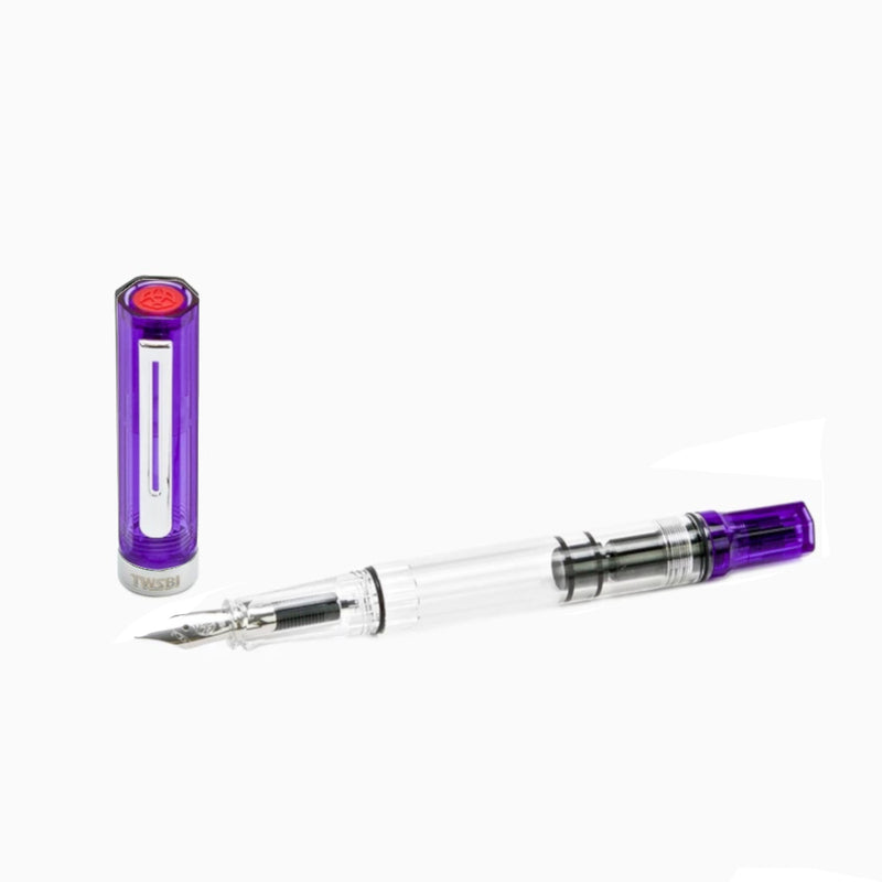 TWSBI Eco Fountain Pen - Transparent Purple, Fine Nib