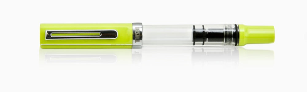 TWSBI Eco-T Fountain Pen - Yellow/Green, Fine Nib