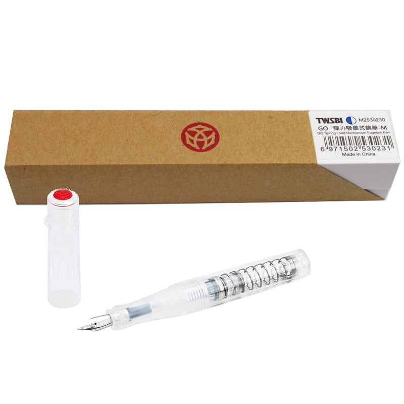TWSBI GO Fountain Pen - Clear Fine