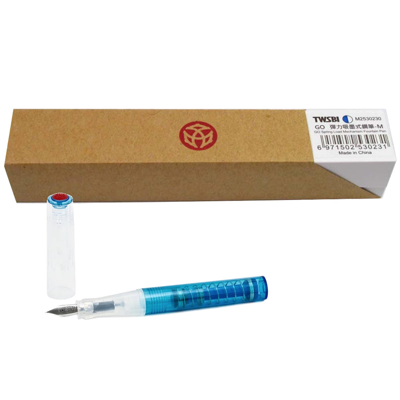 TWSBI GO Fountain Pen - Sapphire Blue Broad