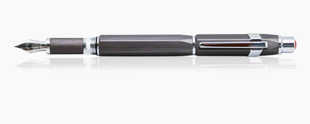 TWSBI Precision Fountain Pen - Gun Metal Grey, Fine Nib