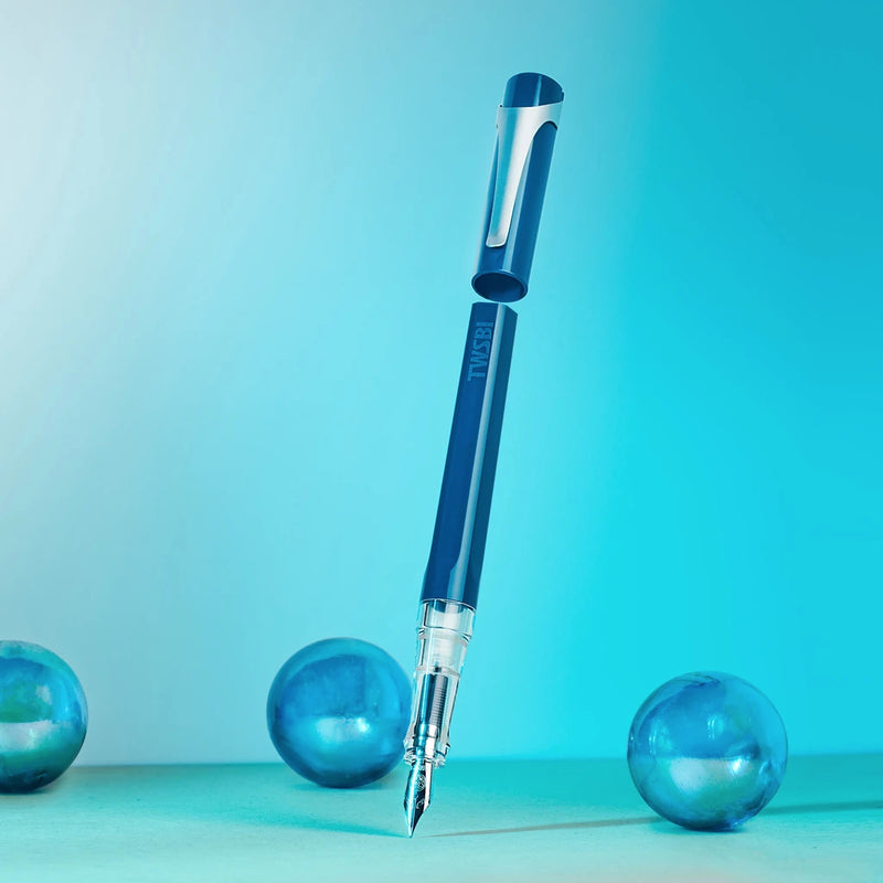 TWSBI Swipe Fountain Pen - Prussian Blue Italic 1.1mm