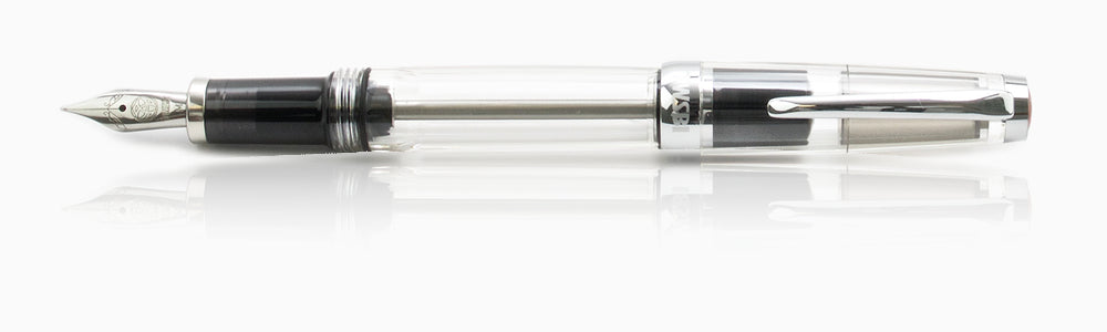 TWSBI Vac Mini Fountain Pen - Smoke, Broad Nib