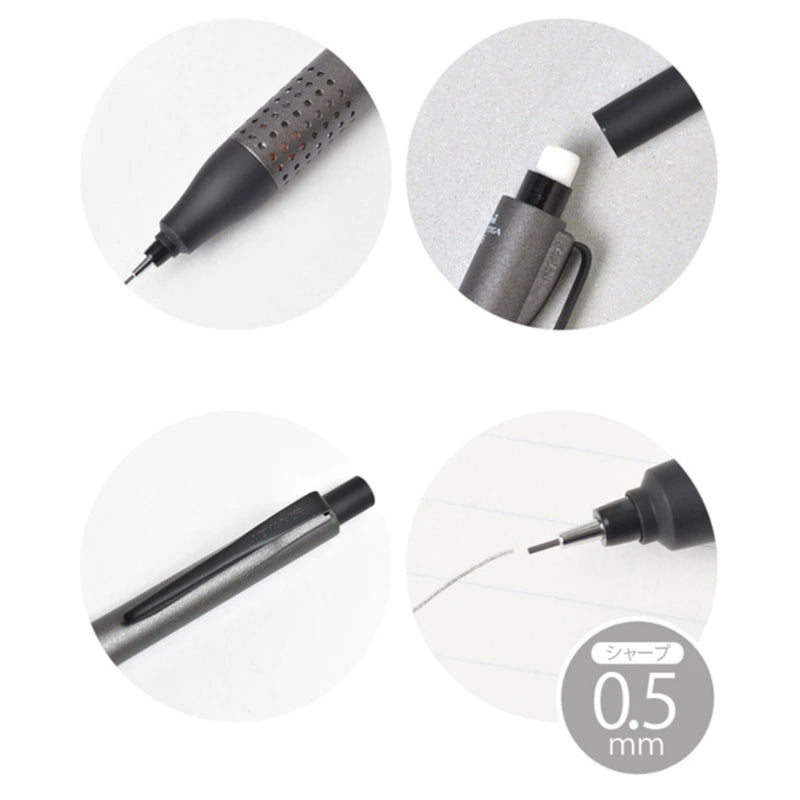 Uni Kuru Toga Advance Upgrade Mechanical Pencil - Gun Metal - 0.5 mm