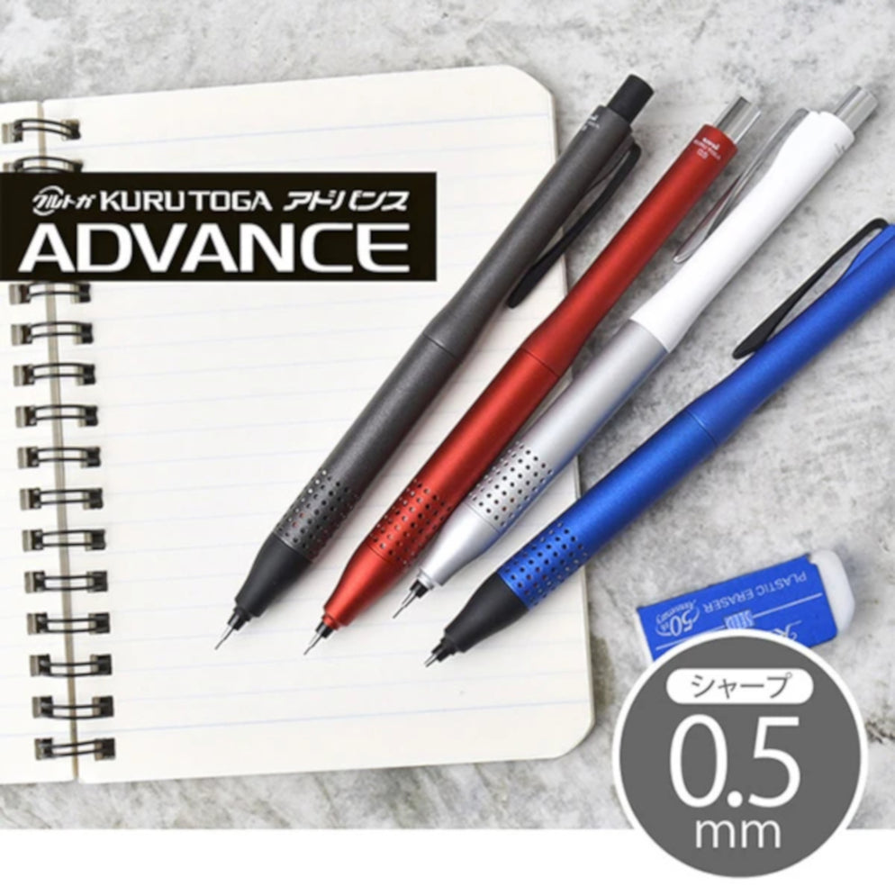 Uni Kuru Toga Advance Upgrade Mechanical Pencil Gun Metal 0.5 mm