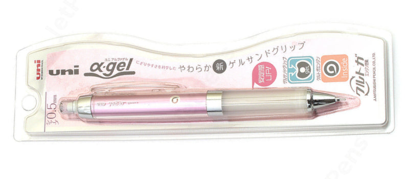 Uni Alpha Gel Kuru Toga Mechanical Pencil - Pink
