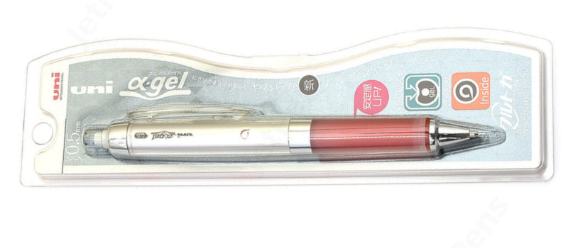 Uni Alpha Gel Kuru Toga Mechanical Pencil - Red