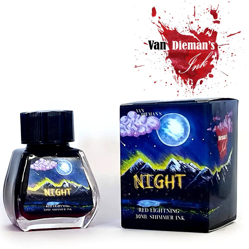 Van Dieman's Ink - Night Red Lightning - 30ml