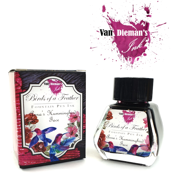 Van Dieman's Birds of a Feather Ink - Anna's Hummingbird Face 30ml