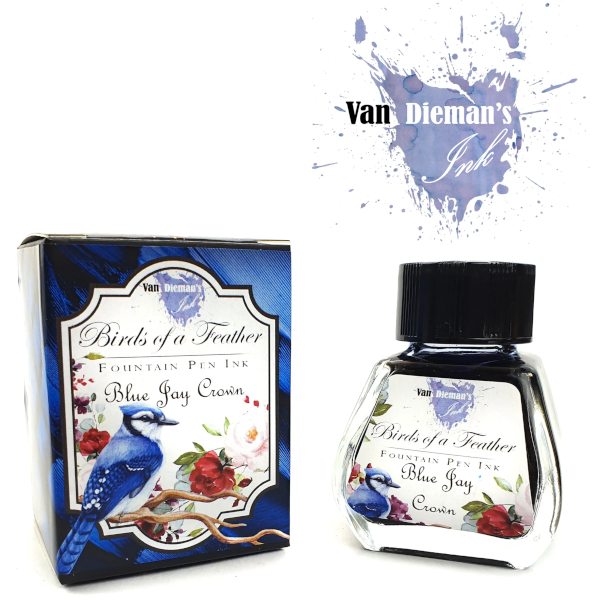 Van Dieman's Birds of a Feather Ink - Blue Jay Crown 30ml