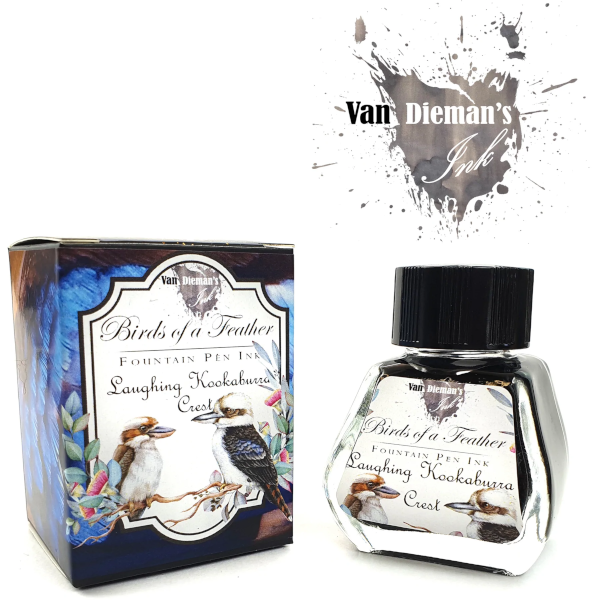 Van Dieman's Birds of a Feather Ink - Laughing Kookaburra Crest 30ml