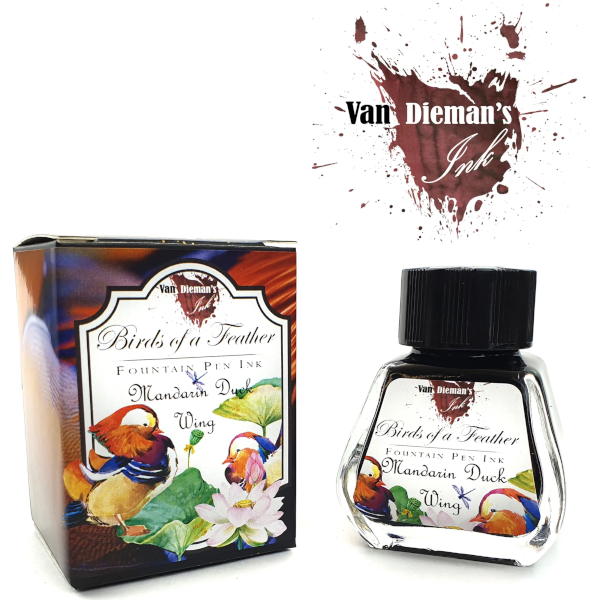 Van Dieman's Birds of a Feather Ink - Mandarin Duck Wing 30ml