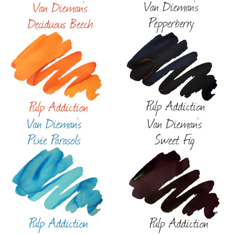 Van Dieman's Tassie Seasons (Autumn) Ink Sample Package (4)