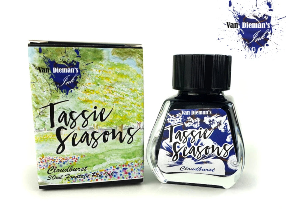 Van Dieman's Fountain Pen Ink - Tassie Seasons (Spring) Cloudburst