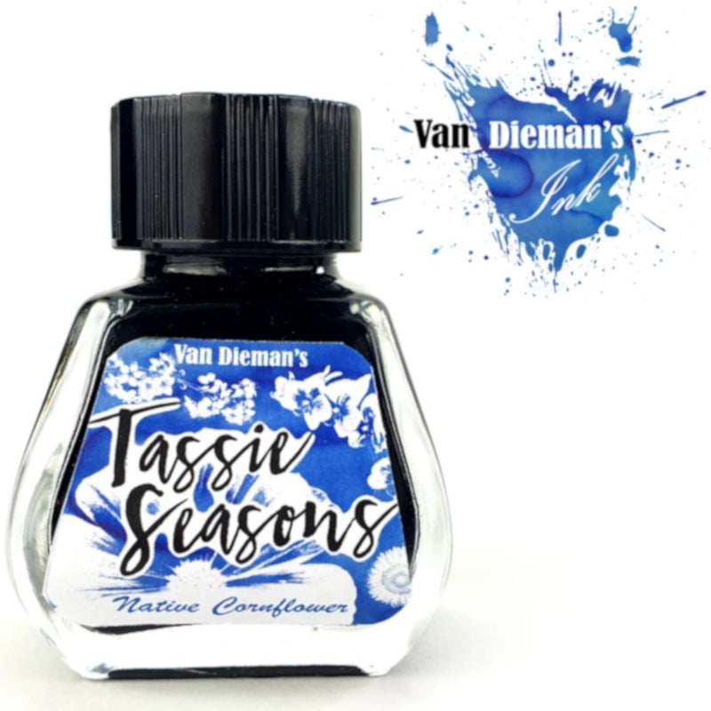 Van Dieman's Fountain Pen Ink - Tassie Seasons (Spring) Native Cornflower