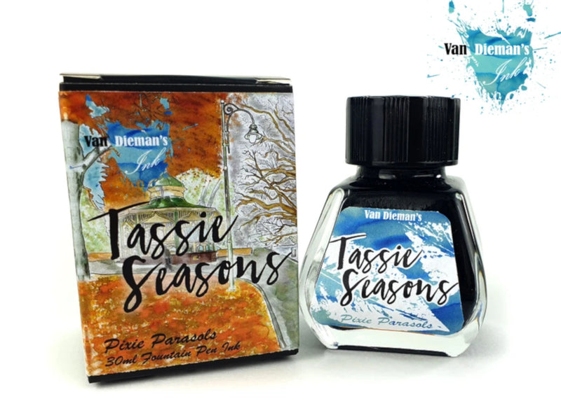 Van Dieman's Fountain Pen Ink - Tassie Seasons (Autumn) PIxie Parasols