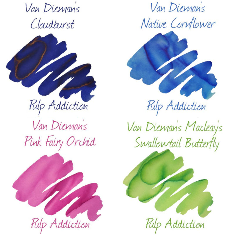 Van Dieman's Tassie Seasons (Spring) Ink Sample Package (4)