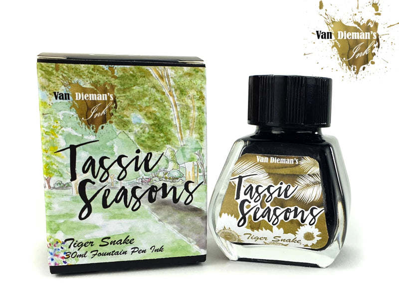 Van Dieman's Fountain Pen Ink - Tassie Seasons (Summer) Tiger Snake