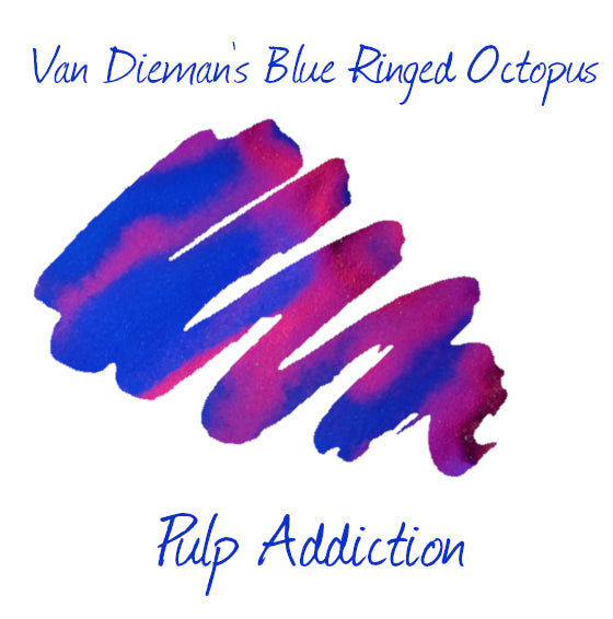 Van Dieman's Fountain Pen Ink - (Underwater) Blue Ringed Octopus