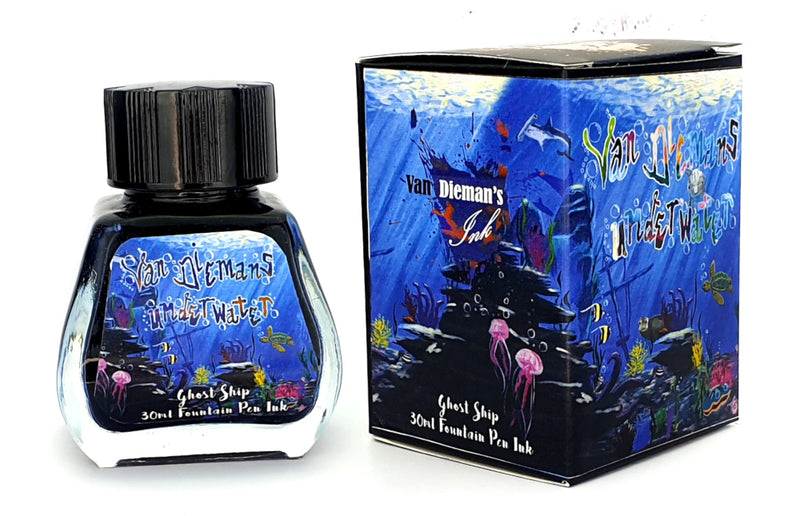 Van Dieman's Fountain Pen Ink - (Underwater) Ghost Ship 30ml