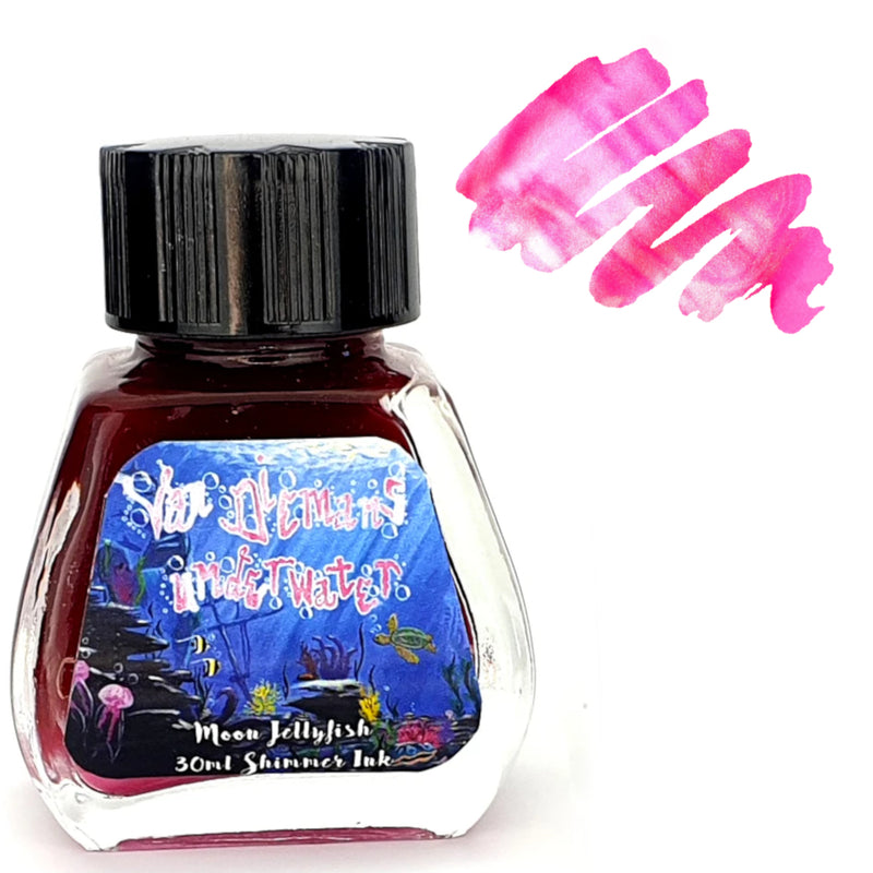 Van Dieman's Fountain Pen Ink - (Underwater) Moon Jellyfish 30ml