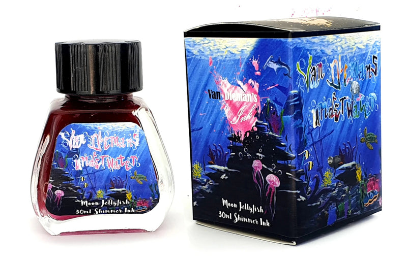 Van Dieman's Fountain Pen Ink - (Underwater) Moon Jellyfish 30ml
