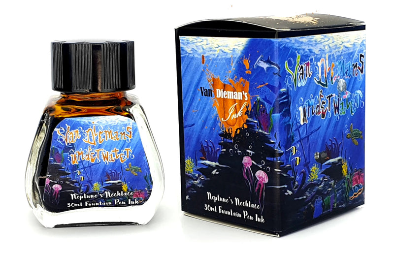 Van Dieman's Fountain Pen Ink - (Underwater) Neptune's Necklace 30ml