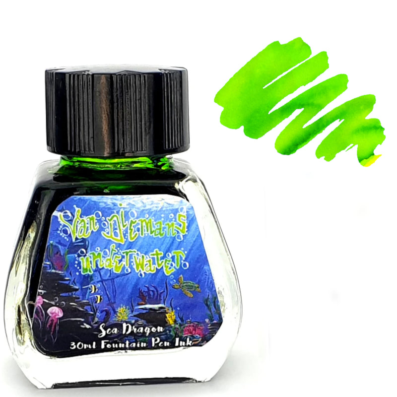 Van Dieman's Fountain Pen Ink - (Underwater) Sea Dragon 30ml