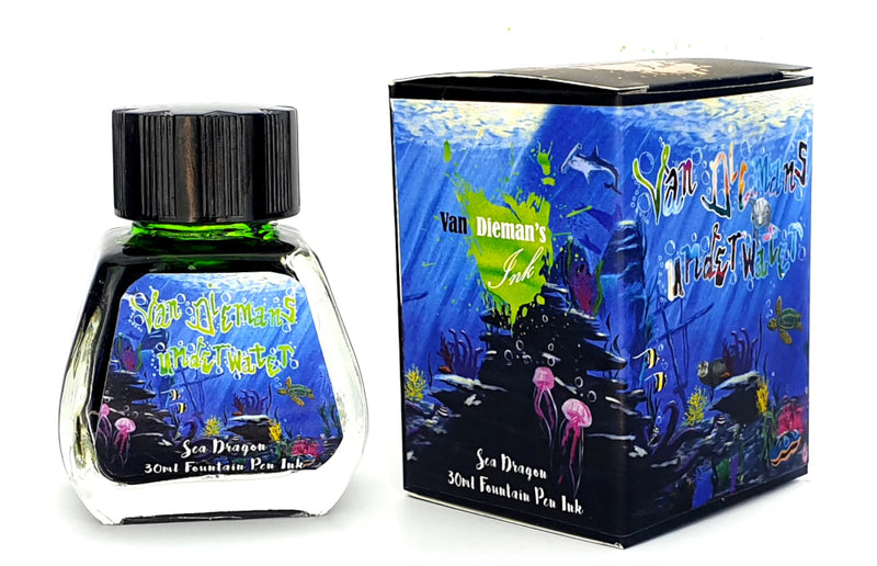 Van Dieman's Fountain Pen Ink - (Underwater) Sea Dragon 30ml