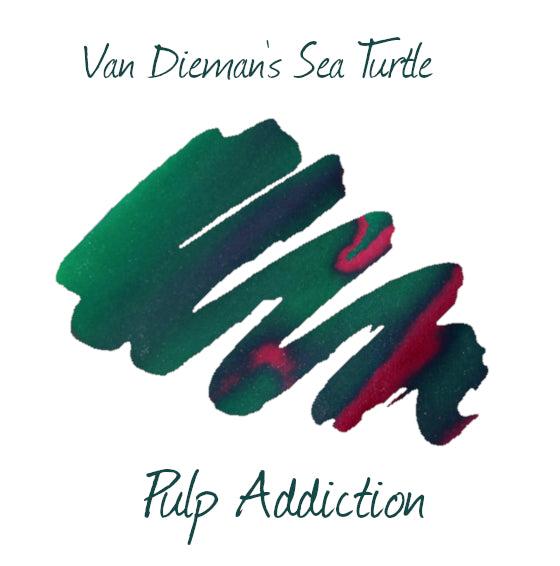 Van Dieman's Fountain Pen Ink - (Underwater) Sea Turtle 40ml