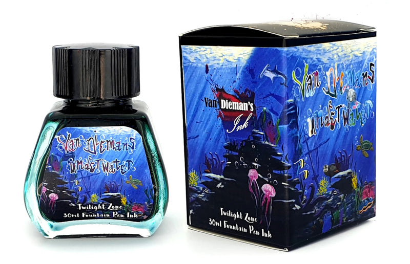 Van Dieman's Fountain Pen Ink - (Underwater) Twilight Zone 30ml