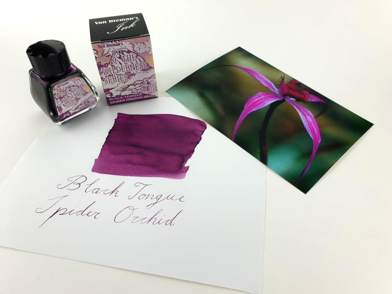 Van Dieman's Wilderness Fountain Pen Ink - Black-Tongue Spider Orchid