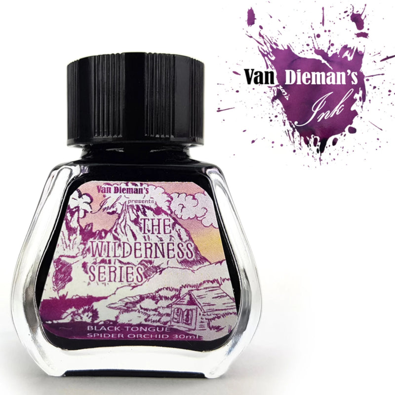 Van Dieman's Wilderness Fountain Pen Ink - Black-Tongue Spider Orchid