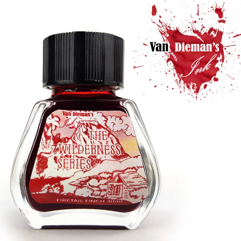 Van Dieman's Wilderness Fountain Pen Ink - Firetail Finch