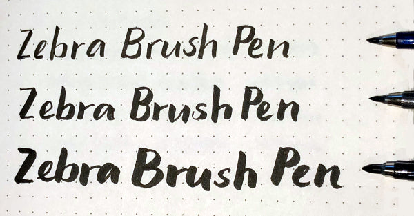 Zebra Brush Pen - Medium