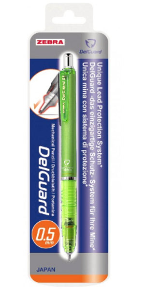Zebra Delguard 0.5mm Lime Green Mechanical Pencil