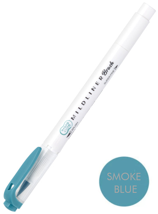 Zebra Mildliner Brush Pen - Smoke Blue