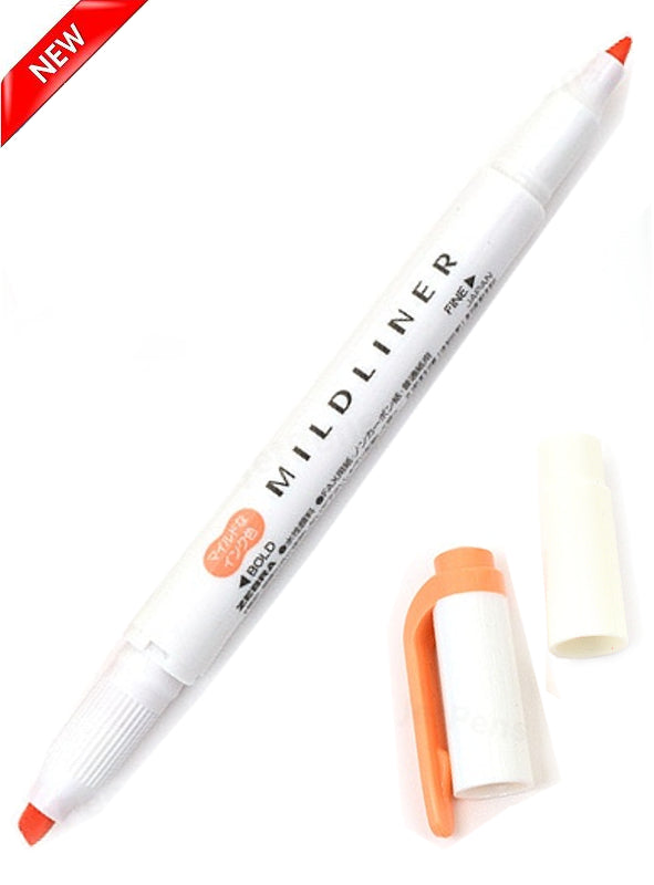 Zebra Mildliner Double Tip Mild Apricot Highlighter