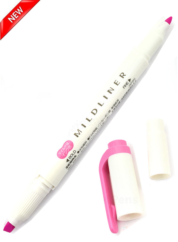Zebra Mildliner Double Tip Mild Fuchsia Highlighter