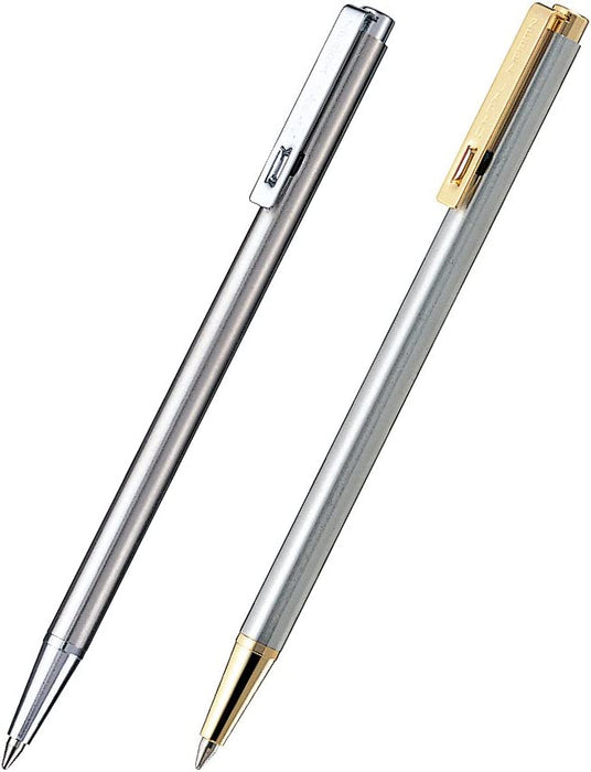 Zebra Mini Ballpoint Pen T5 (0.7mm) - Silver Gold