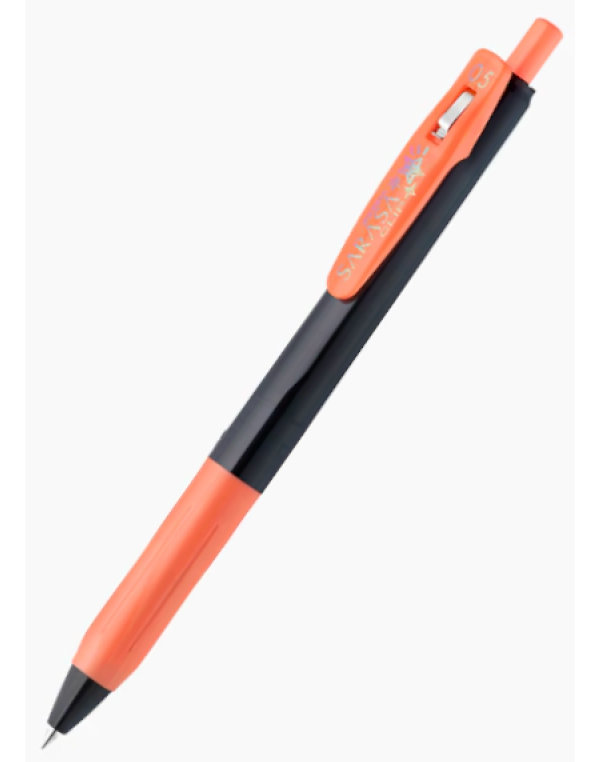 Zebra Sarasa Clip Gel 0.5mm Orange Rollerball Pen