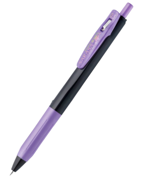 Zebra Sarasa Clip Gel 0.5mm Shine Purple Rollerball Pen